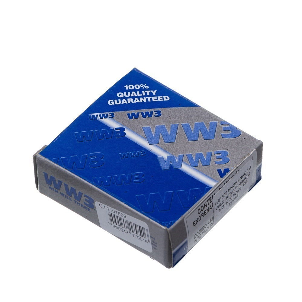ENGRENAGEM VELOC. KIT(C/PINHAO & MOTRIZ) WW3 CG 125 83 A99