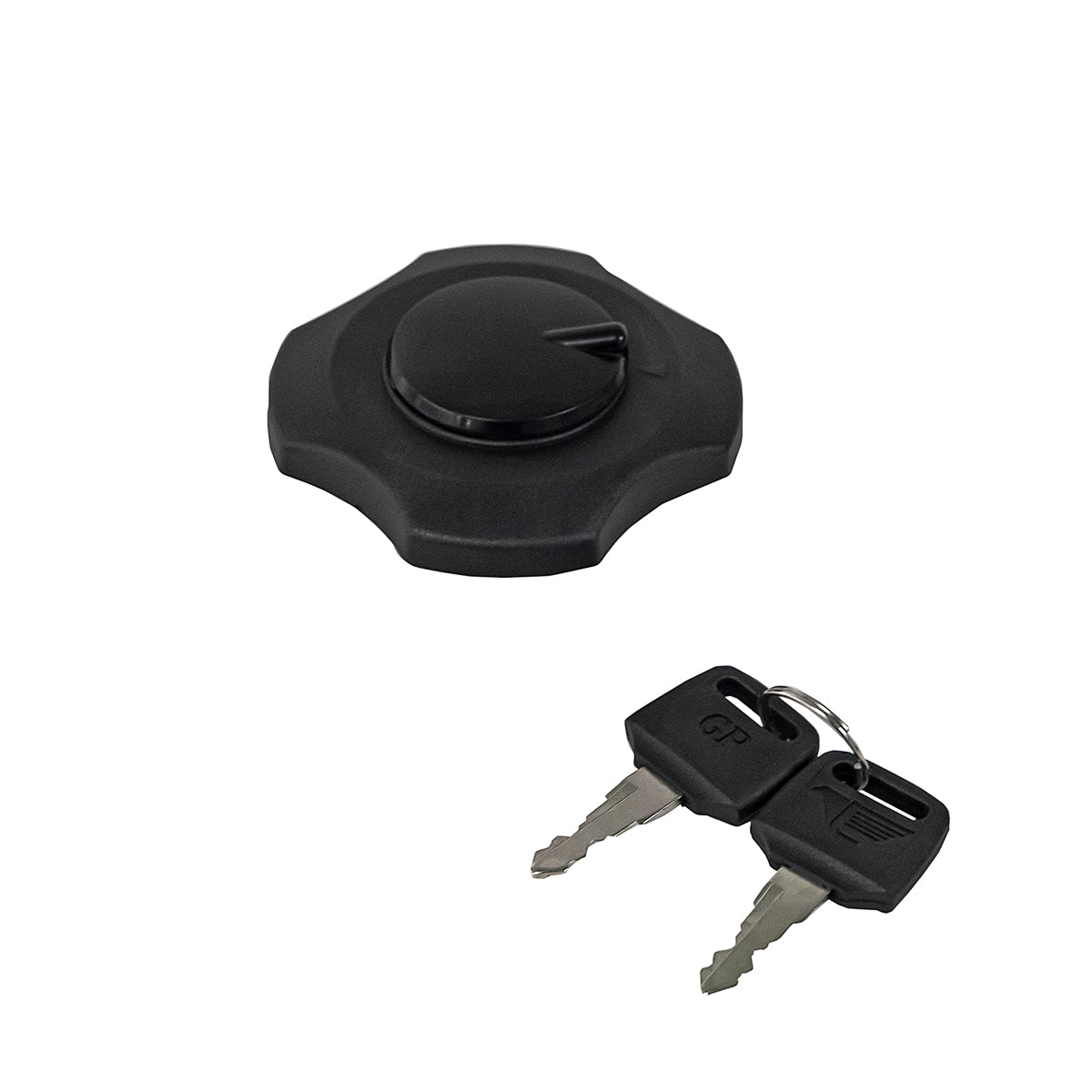 TAMPA TANQUE GASOLINA GP7 PRETA CG ML TUR 125 83/