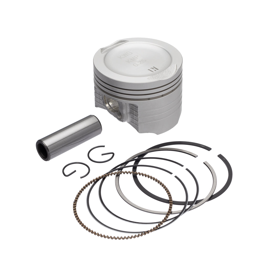 PISTAO KIT C/ANEL KMP CG 125 09/18 0.25