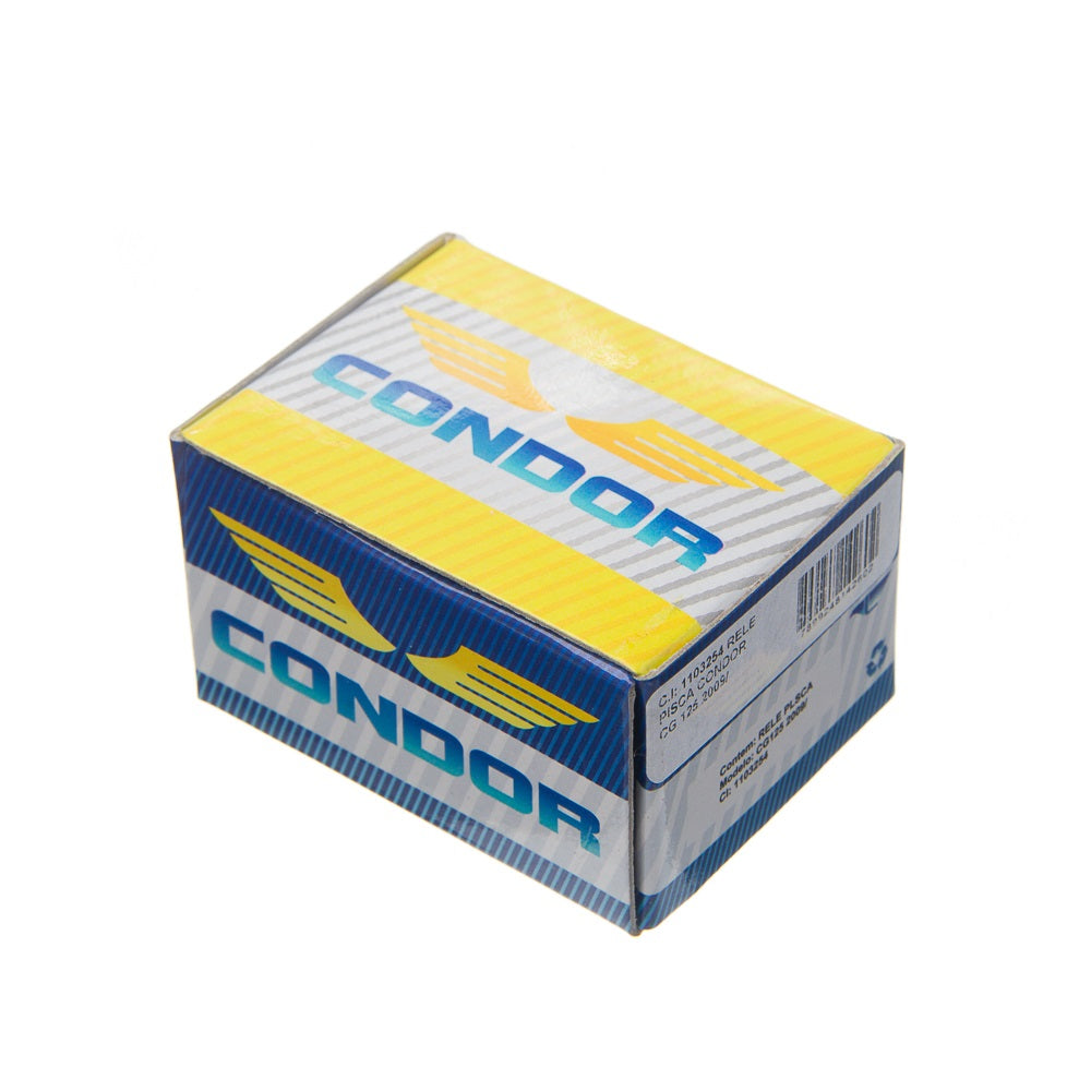 RELE PISCA 12V ELETRONICO CONDOR CG 150 04/08 - 125 09/15