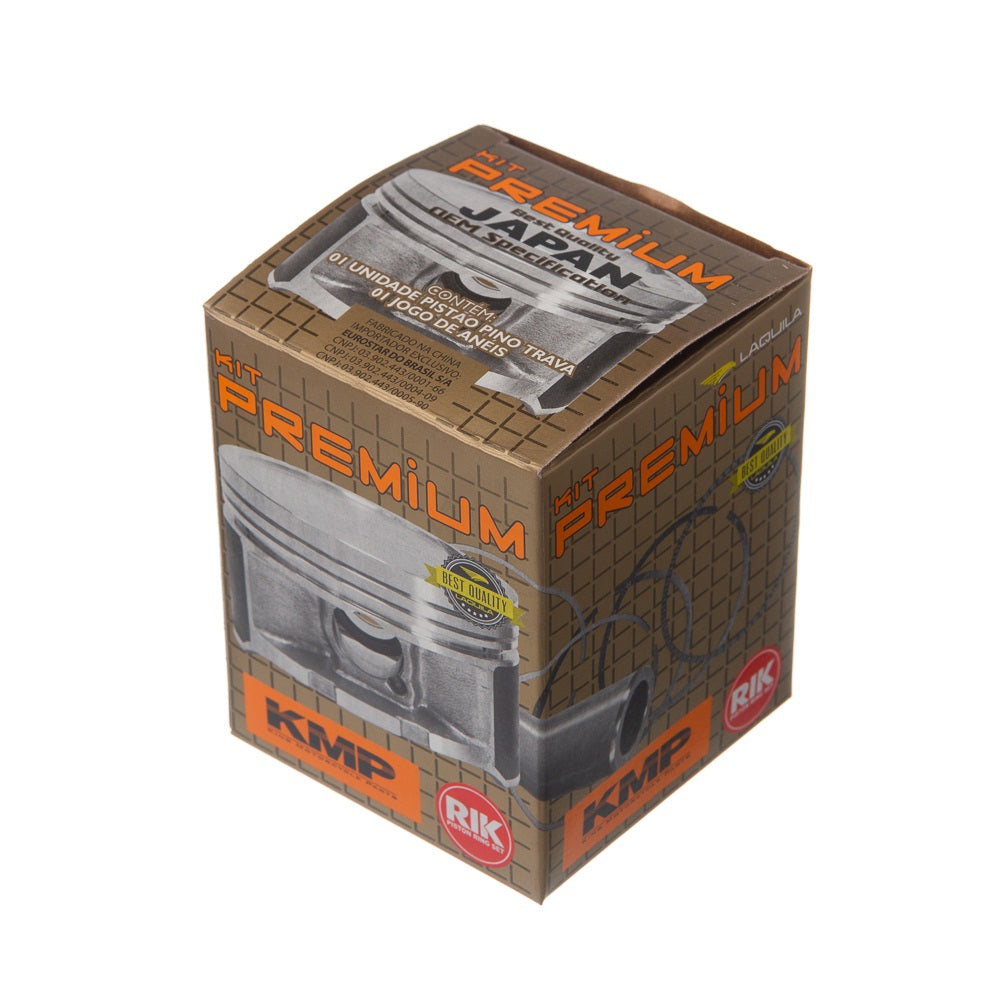 PISTAO KIT C/ANEL RIK PREMIUM CG 125 2002/ BROS 125 2.50