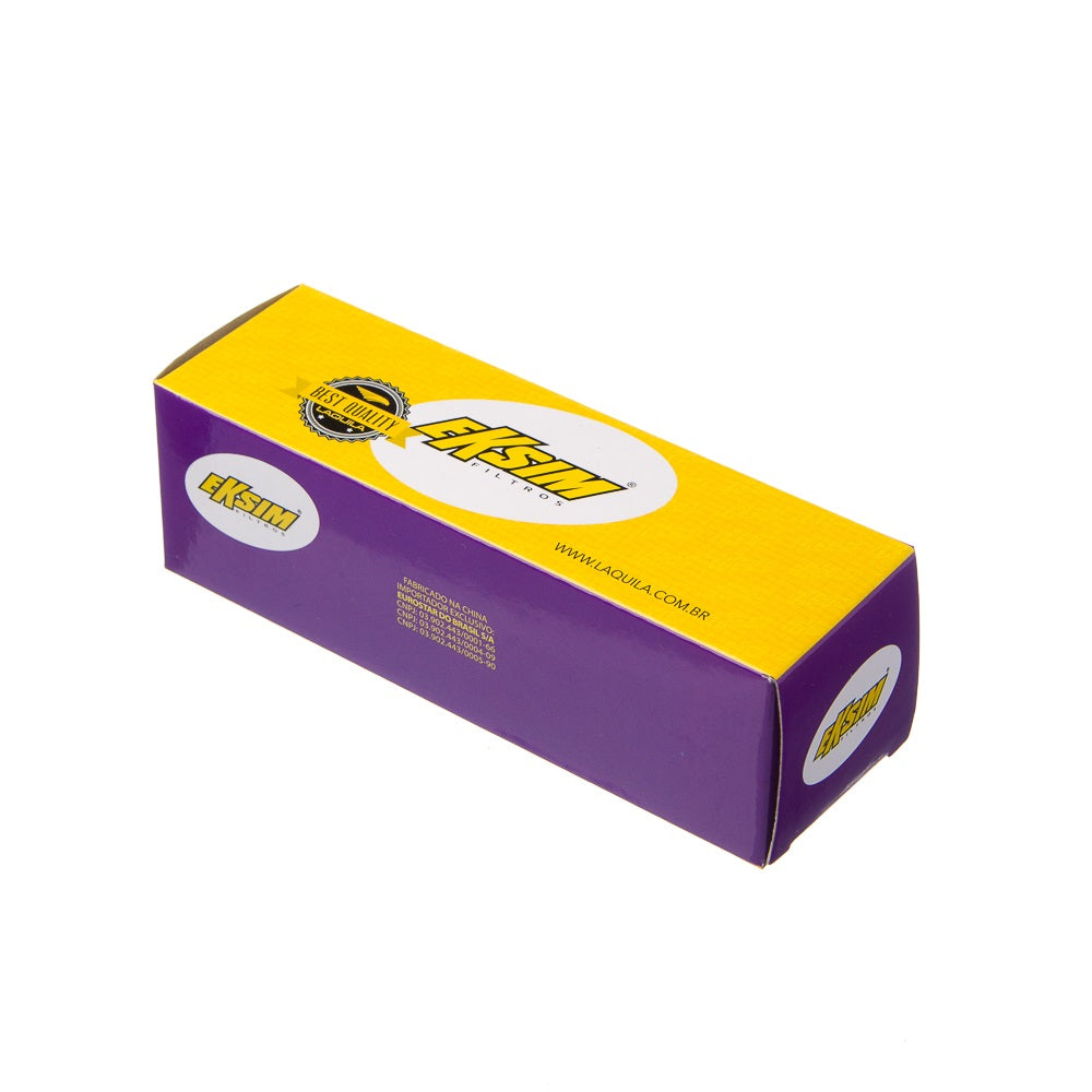 FILTRO COMBUSTIVEL EKSIM (C/ ROSCA) CG 150 09/ BICO FINO