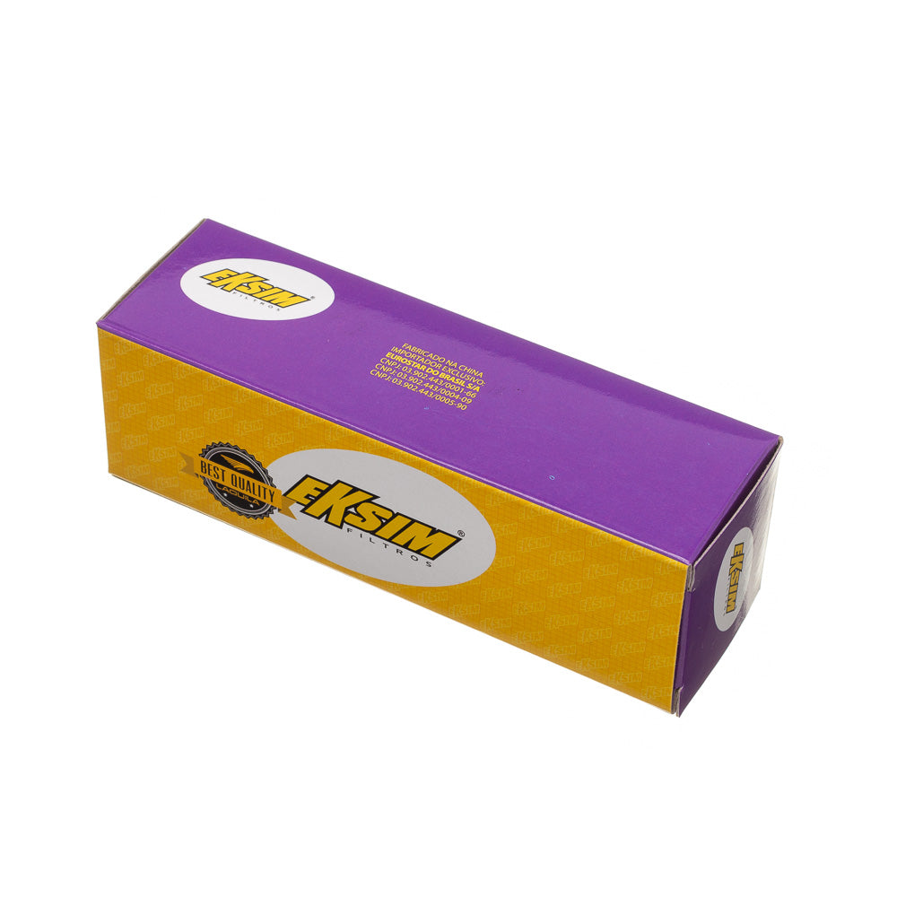 FILTRO COMBUSTIVEL EKSIM (C/ ROSCA) CG 150 BICO GROSSO TORTO