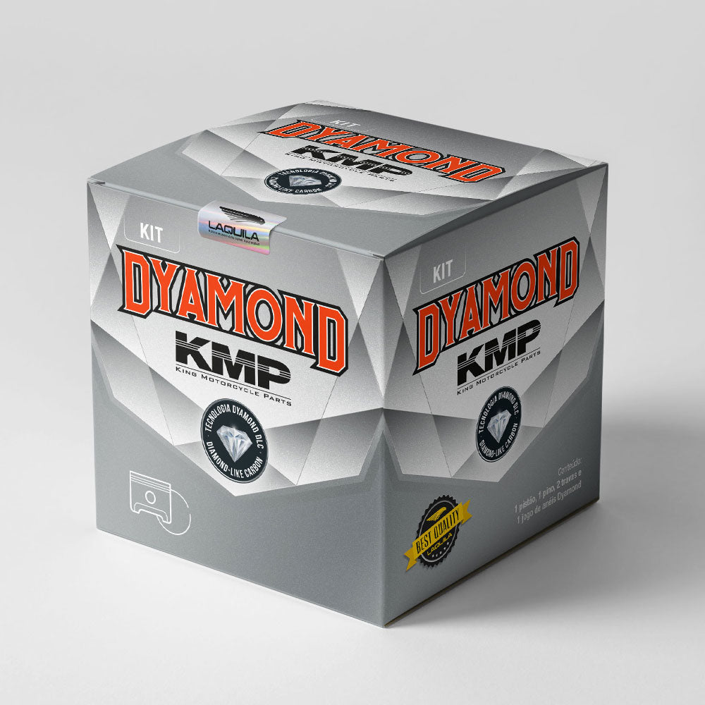 PISTAO KIT C/ANEL  KMP DYAMOND CG 150 0.50