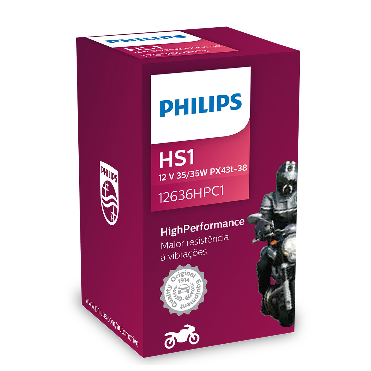 LAMPADA FAROL PHILIPS HS1 35/35W HP
