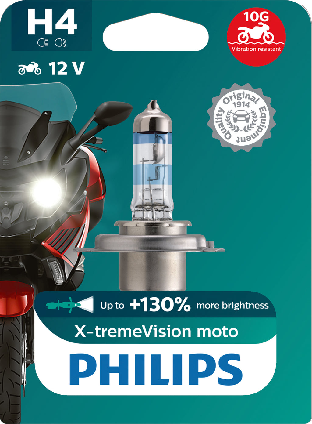 LAMPADA FAROL PHILIPS H4 60/55W X-TREMEVISION