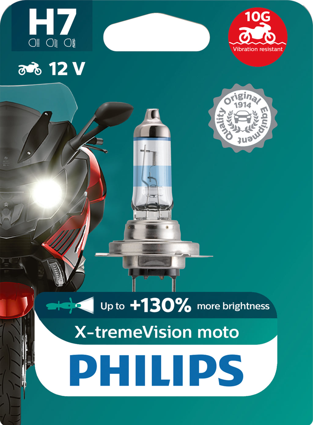 LAMPADA FAROL PHILIPS H7 55W  X-TREMEVISION