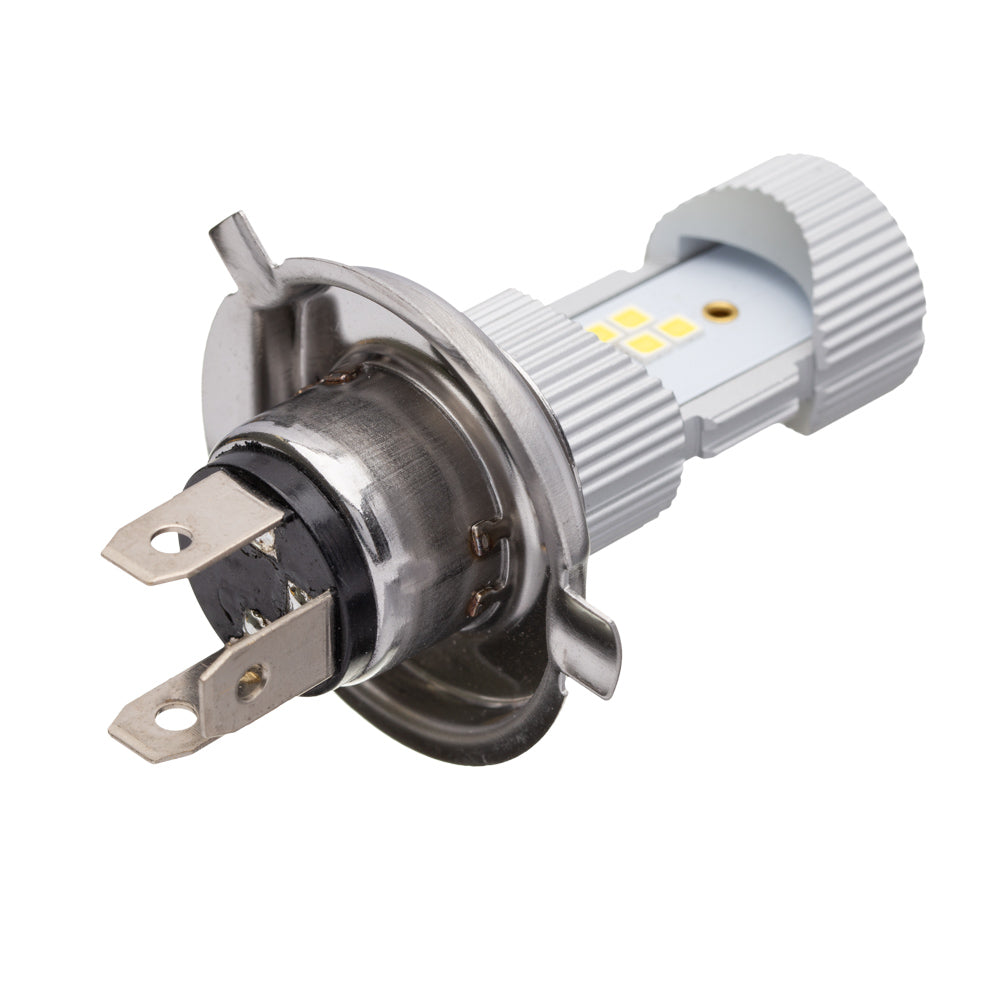 LAMPADA FAROL HALOWAY H4/HS1 LED MOTO 6.500K