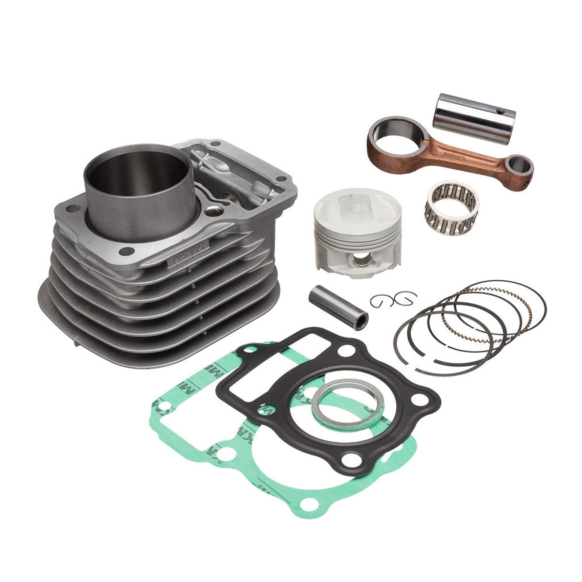 KIT CILINDRO KMP C/BIELA WW3  CG 125 02/08