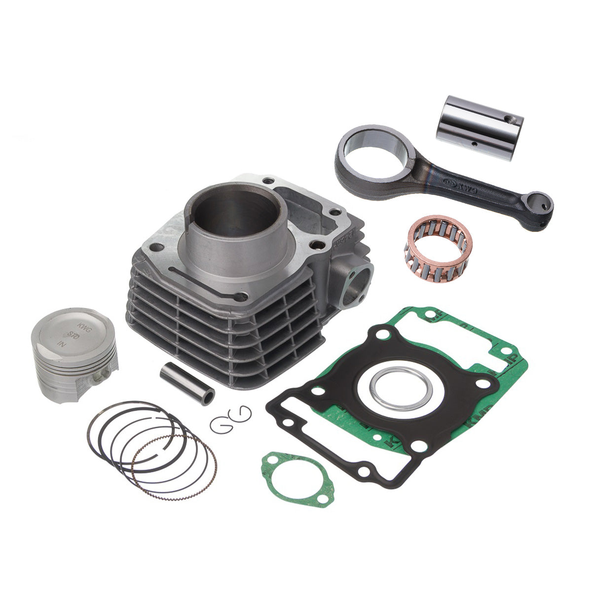 KIT CILINDRO KMP PREMIUM RIK C/BIELA TXK CG 125 09/18