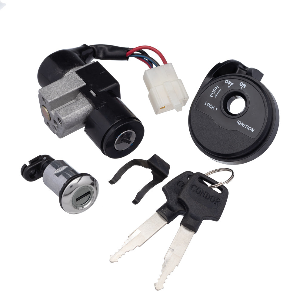 CHAVE IGNICAO (KIT CONJUNTO TRAVAS) CONDOR BIZ 110 I 16/17