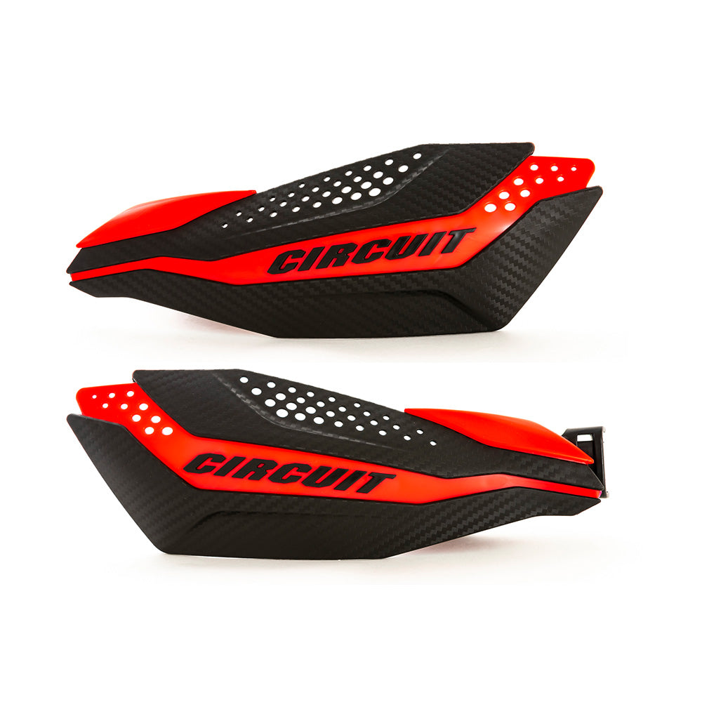 PROT MAO CIRCUIT DAKAR UNIVERSAL CARBON/VERMELHO C