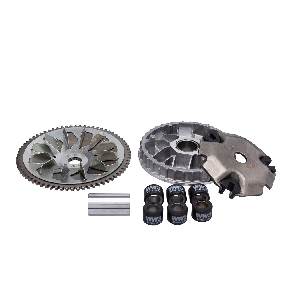 EMBREAGEM COMPLETA CENTRIFUGA WW3 PRIMARIA ELITE 125 19/