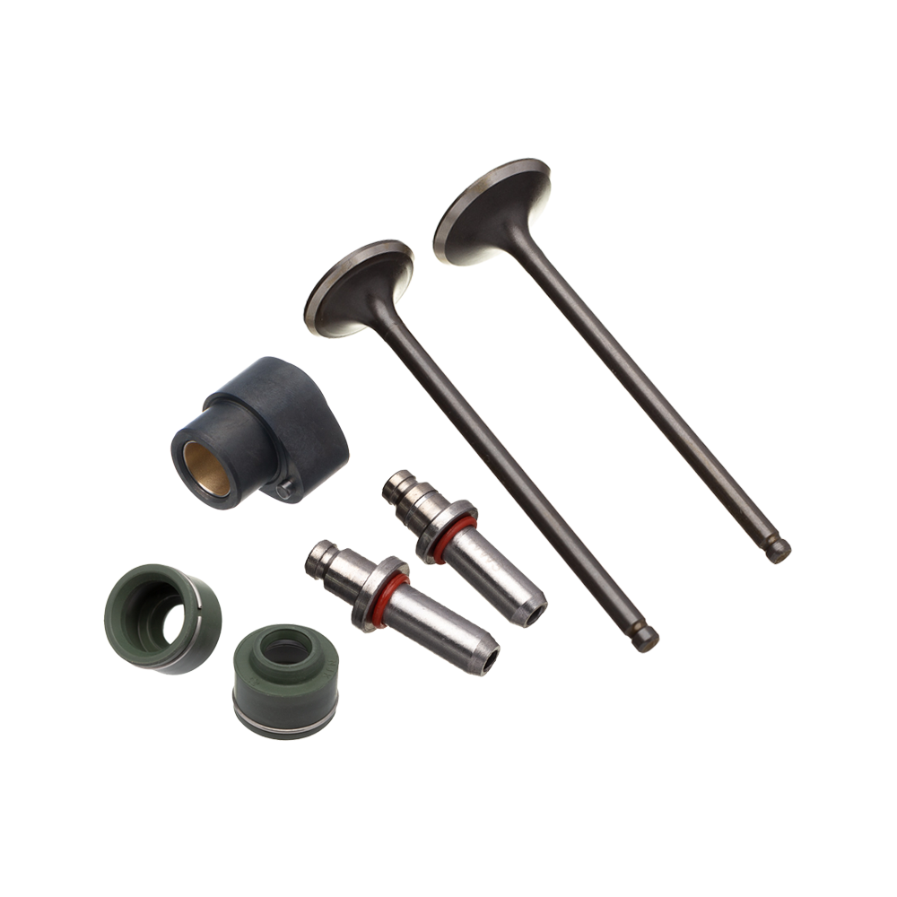 VALVULA GUIA RETENTOR E RESSALTO KIT (7PCS) WW3 CG 125 02/08