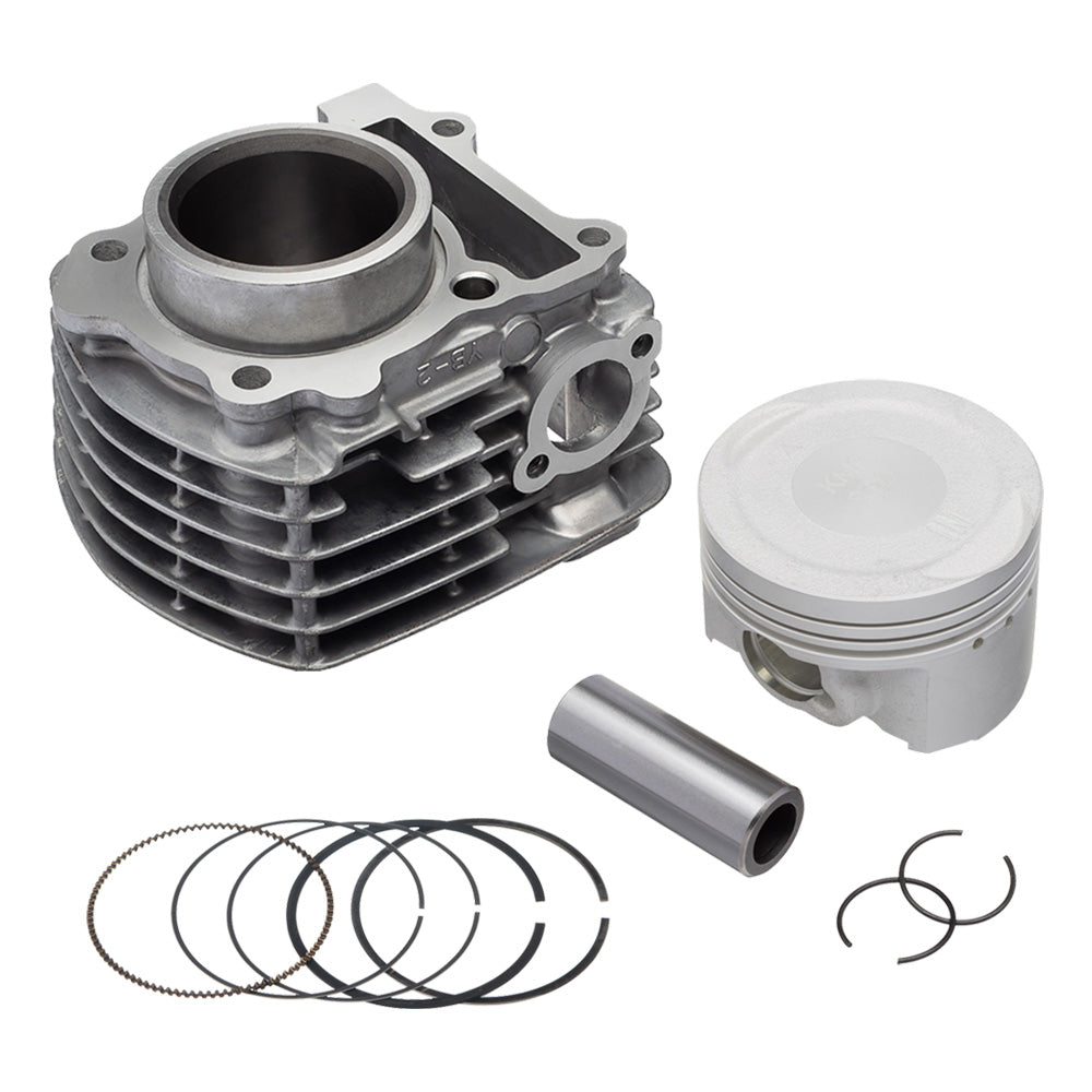 KIT PREMIUM C/CILINDRO PISTAO KMP. ANEL RIK YBR 125 17/ INJ.