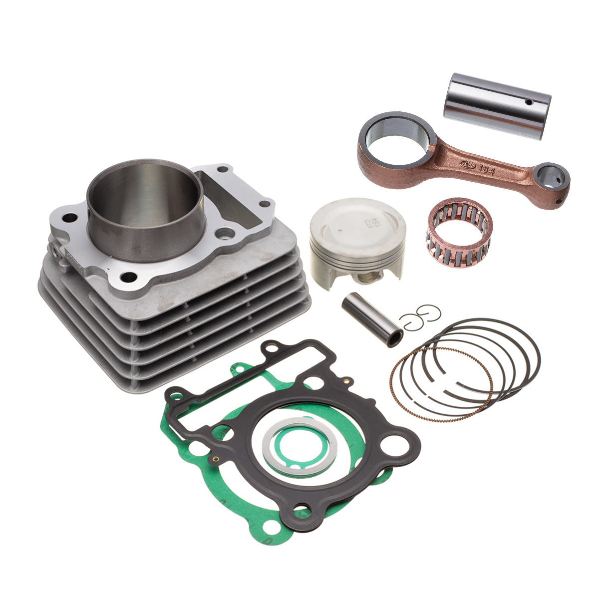 KIT CILINDRO KMP C/BIELA TXK  FAZER 250 06/13 (PRATA)