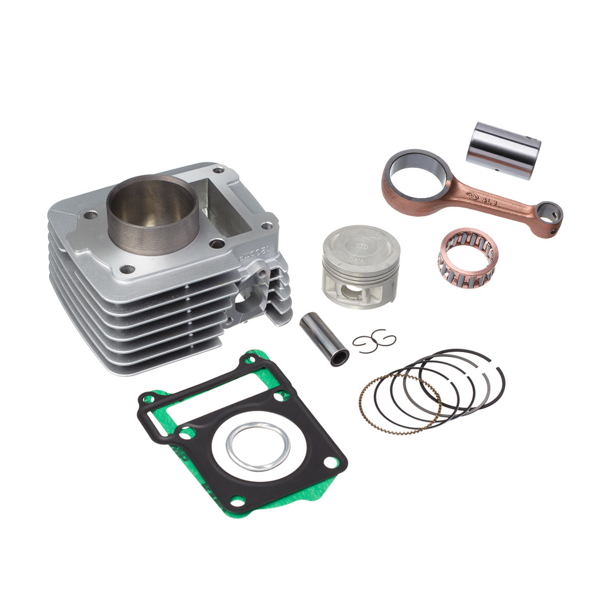 KIT CILINDRO KMP C/BIELA TXK  YBR 125 00/16 - XTZ 125 03/16