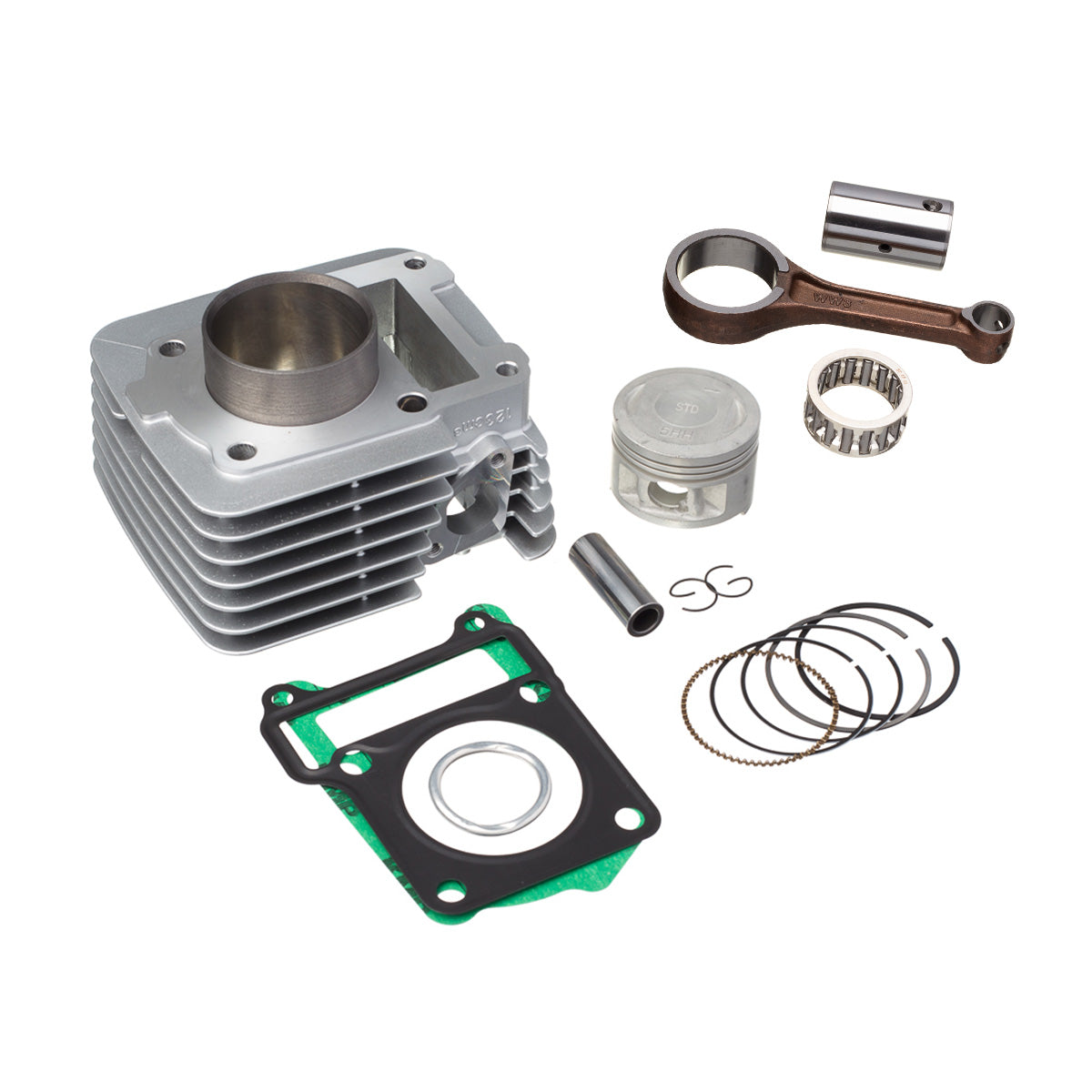 KIT CILINDRO KMP C/BIELA WW3  YBR 125 00/16 - XTZ 125 03/16