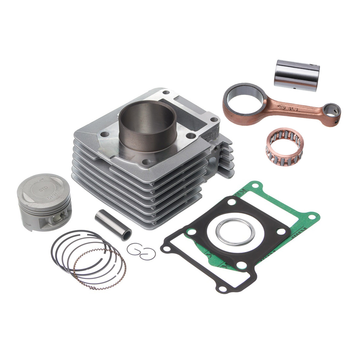 KIT CILINDRO KMP PREMIUM RIK C/BIELA TXK YBR 125 00/16