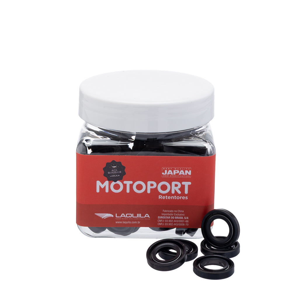 RETENTOR EIXO CAMBIO (POTE C/100) MOTOPORT YBR 125.