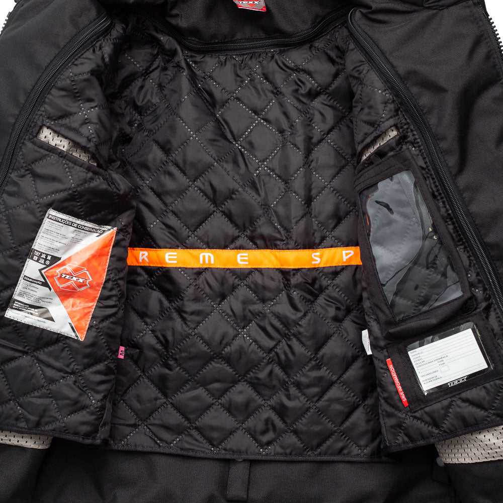 JAQUETA TEXX ARMOR LD FEM PRET CINZ  XXL 2XL