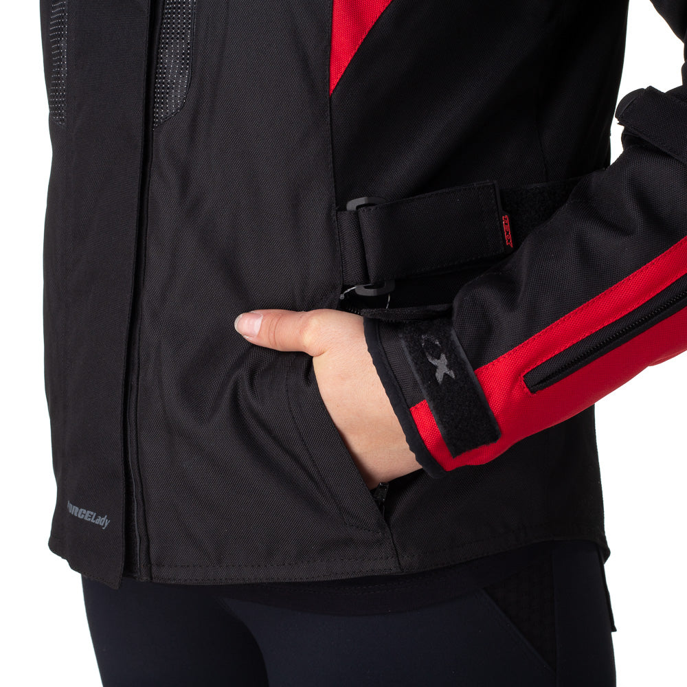 JAQUETA TEXX FORCE LD FEM VERM 2XL