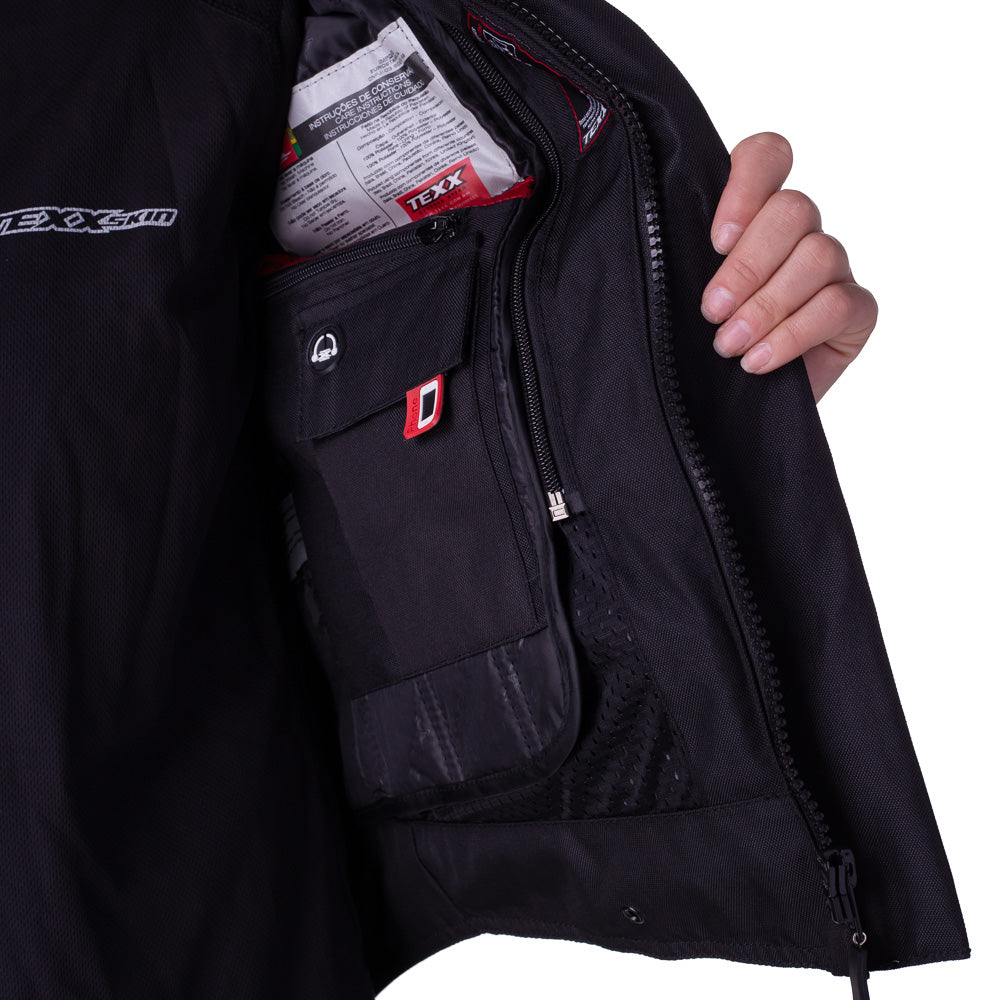 JAQUETA TEXX FORCE LD FEM VERM 2XL