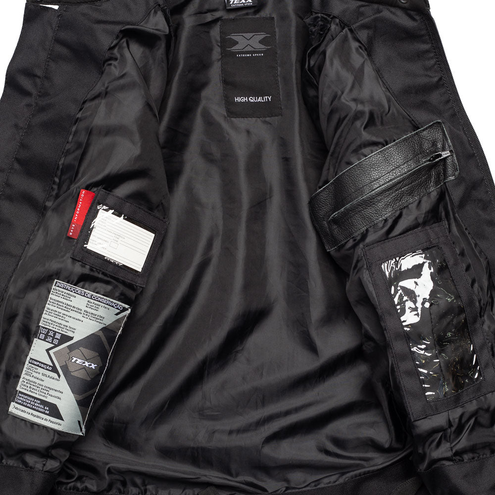 JAQUETA TEXX STORM LD FEM PRET XXXL 3XL