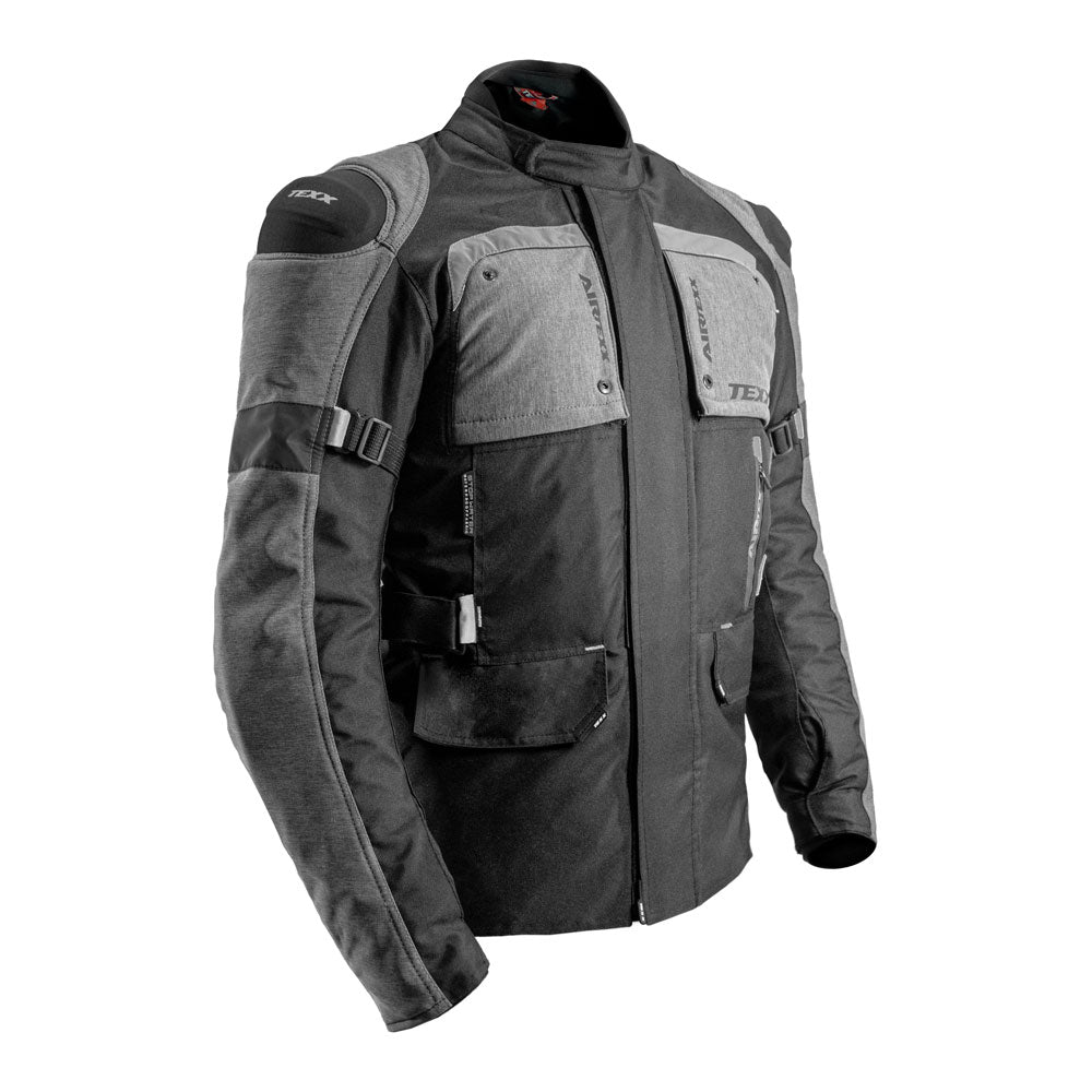 JAQUETA TEXX ARMOR MASC PRET CINZ  L