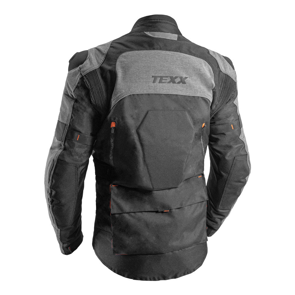 JAQUETA TEXX ARMOR MASC PRET CINZ LARANJ  L
