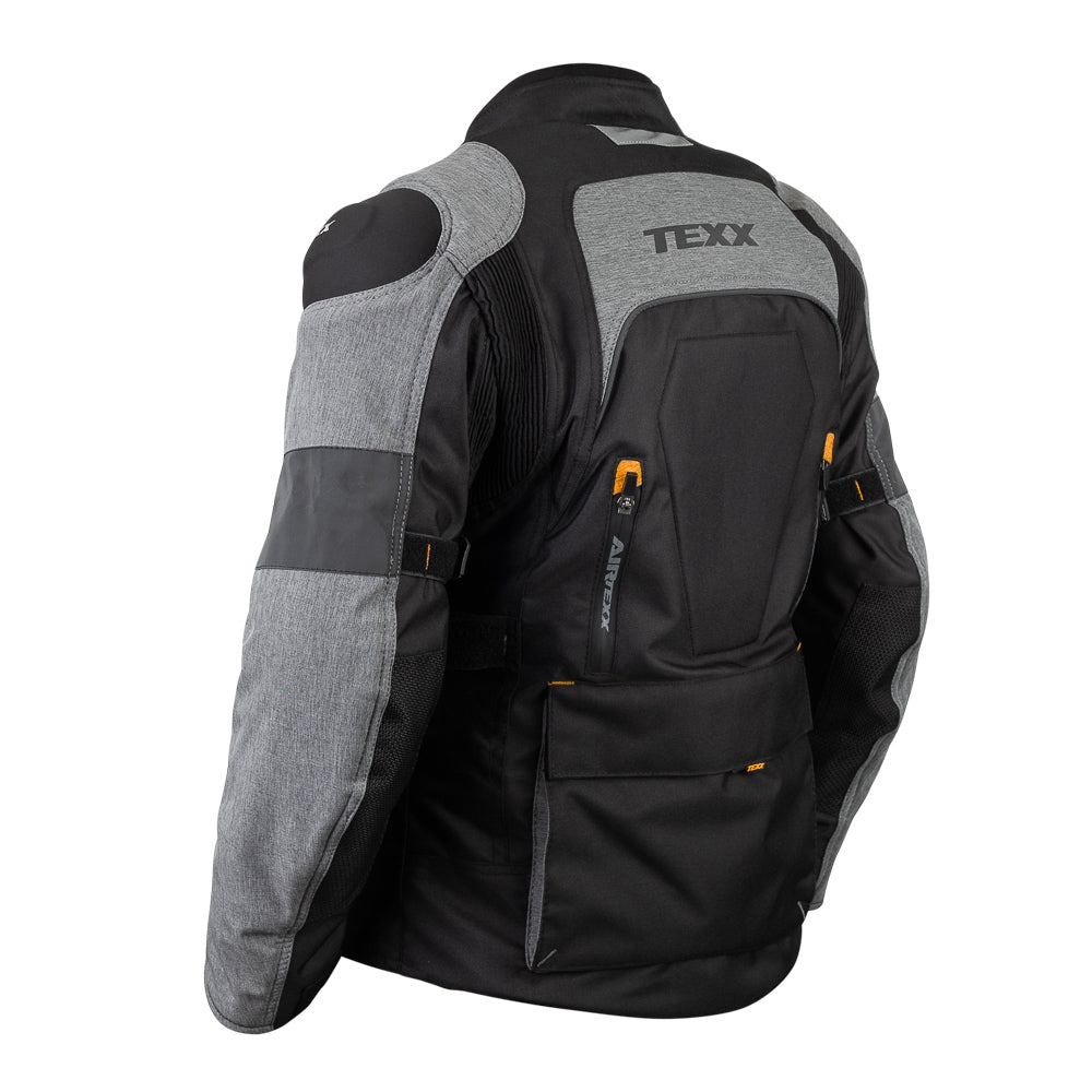 JAQUETA TEXX ARMOR LD FEM PRET CINZ LARANJ   M