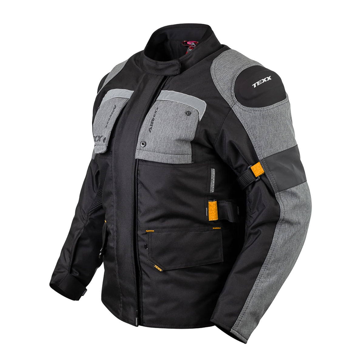 JAQUETA TEXX ARMOR LD FEM PRET CINZ LARANJ  XL