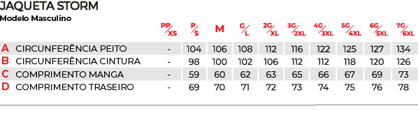 JAQUETA TEXX STORM MASC PRET   M
