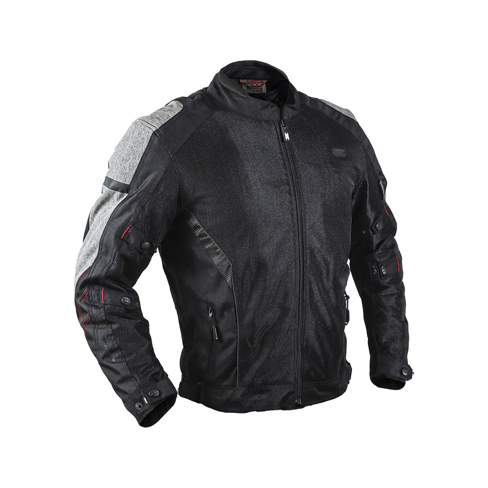 JAQUETA TEXX SAGA FOUR SEASON V2 MASC PRET CINZ   M
