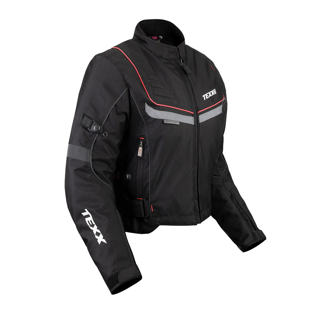 JAQUETA TEXX NEW STRIKE V2 LD FEM PRET VERM  L