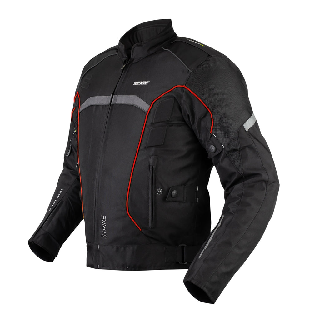 JAQUETA TEXX NEW STRIKE V2 MASC PRET VERM XXXXXL 5XL