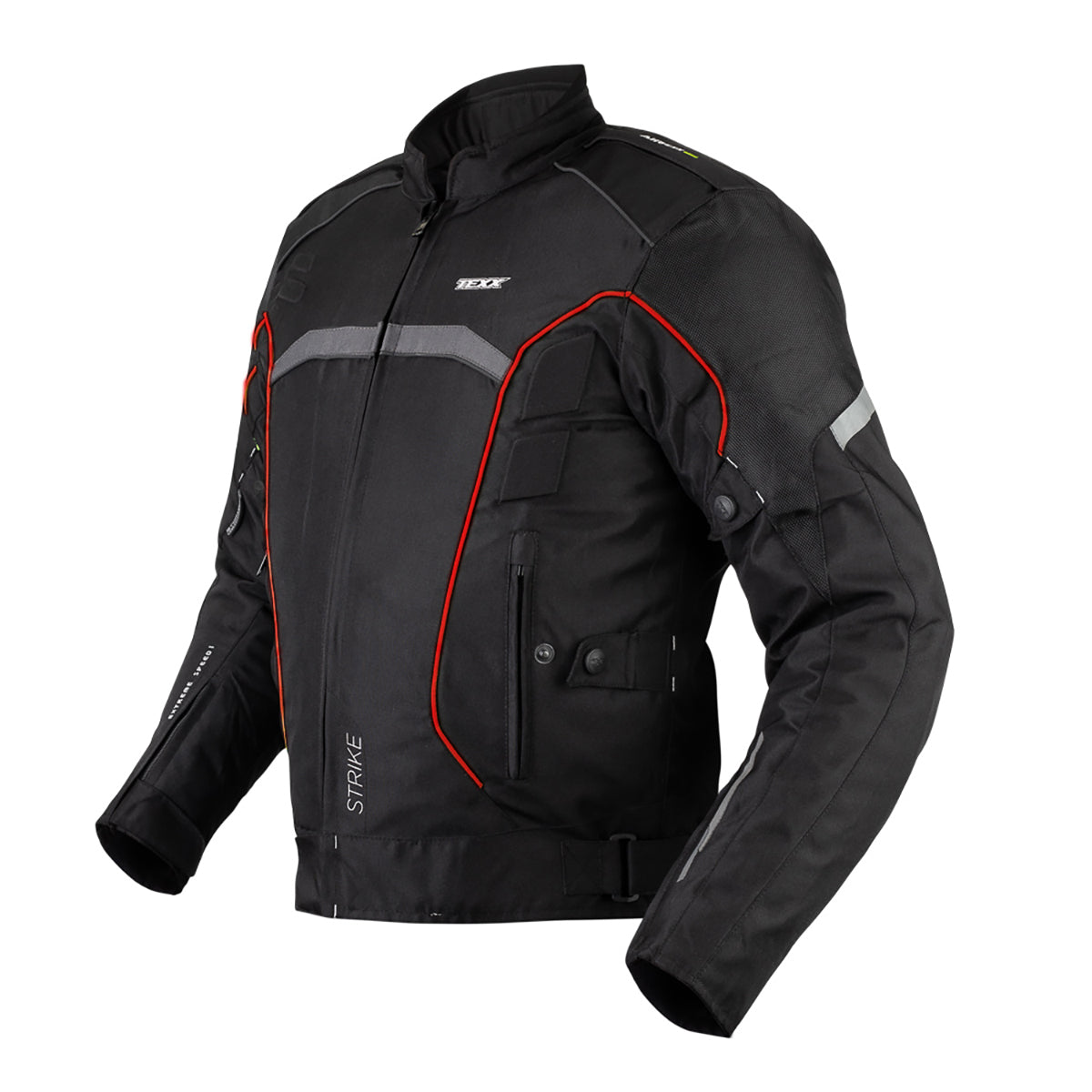 JAQUETA TEXX NEW STRIKE V2 MASC PRET VERM XXXXXL 5XL