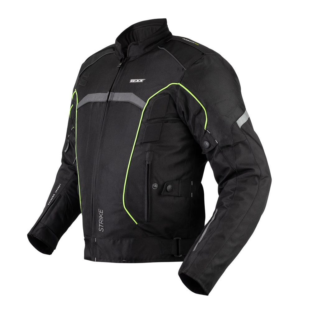 JAQUETA TEXX NEW STRIKE V2 MASC PRET VERD   M