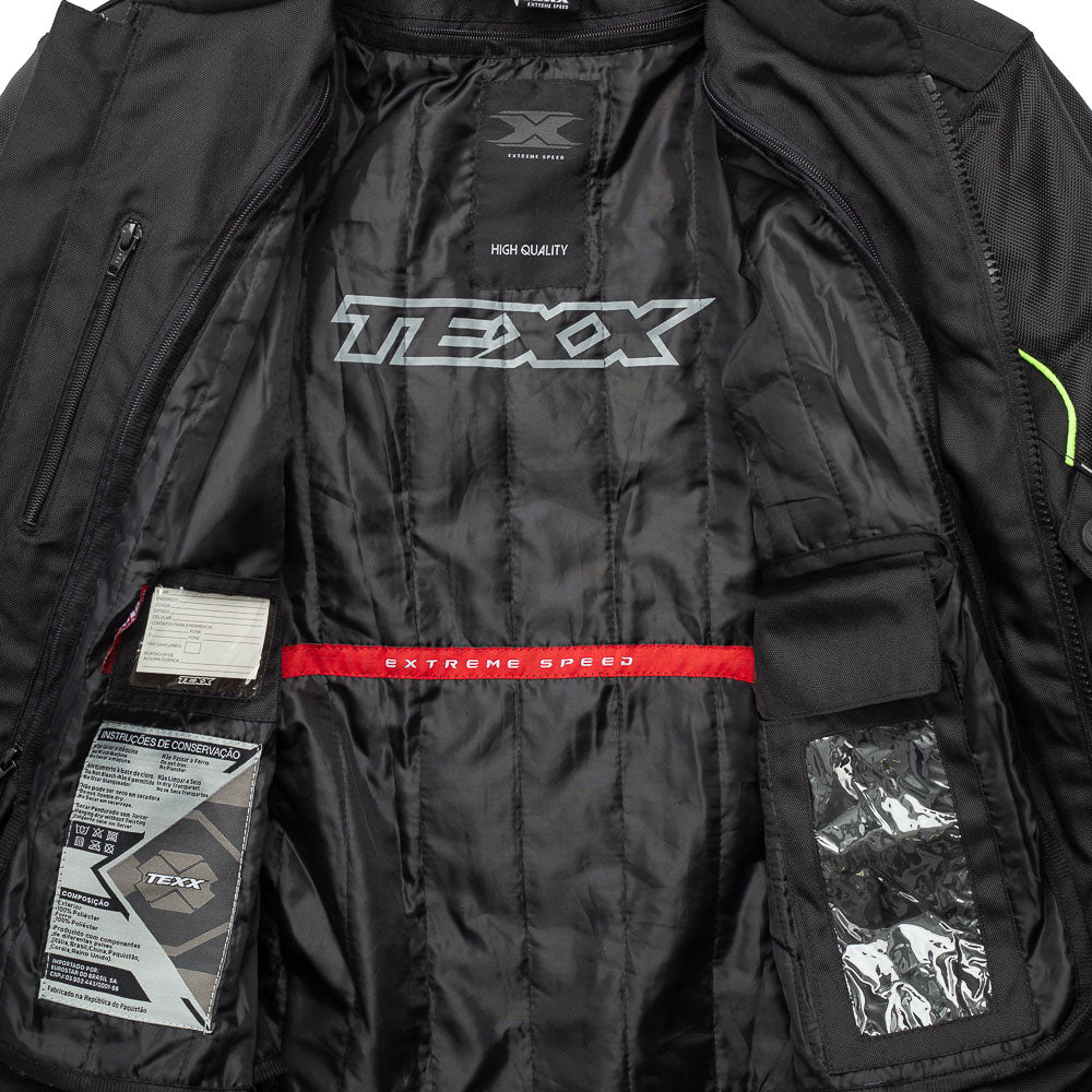 JAQUETA TEXX NEW STRIKE V2 MASC PRET VERD   M
