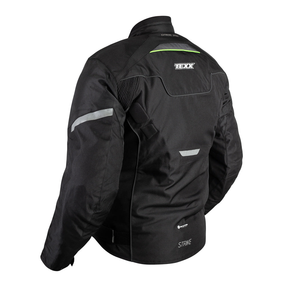 JAQUETA TEXX NEW STRIKE V2 MASC PRET VERD XXXL 3XL