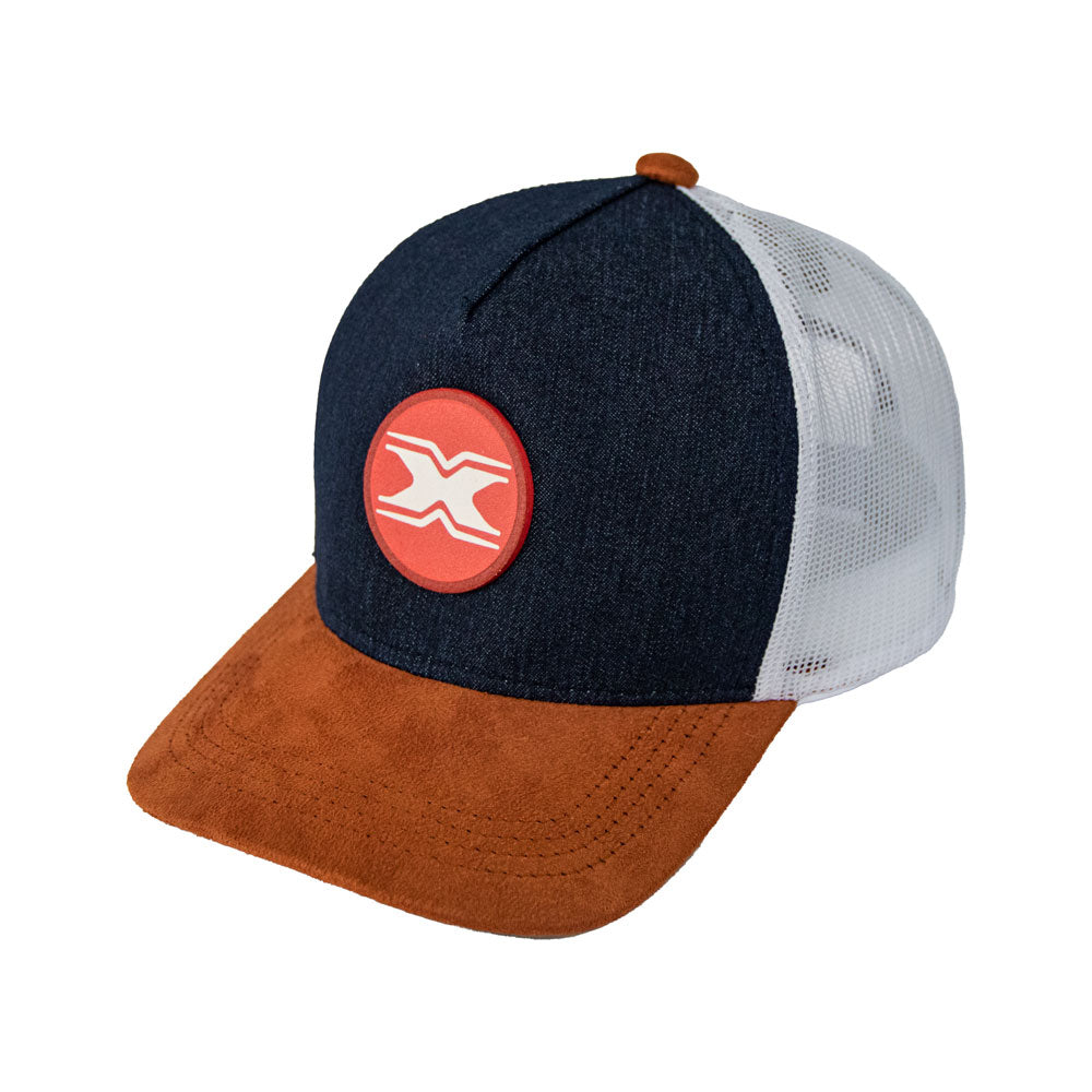 BONE TRUCKER TEXX AZUL E MARROM