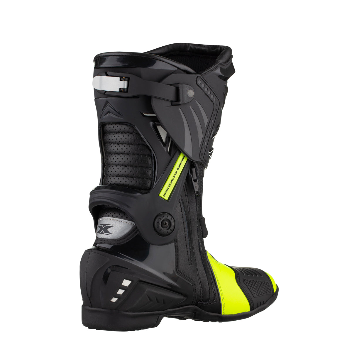 BOTA TEXX PISTA PRETA VERDE E AZUL 38