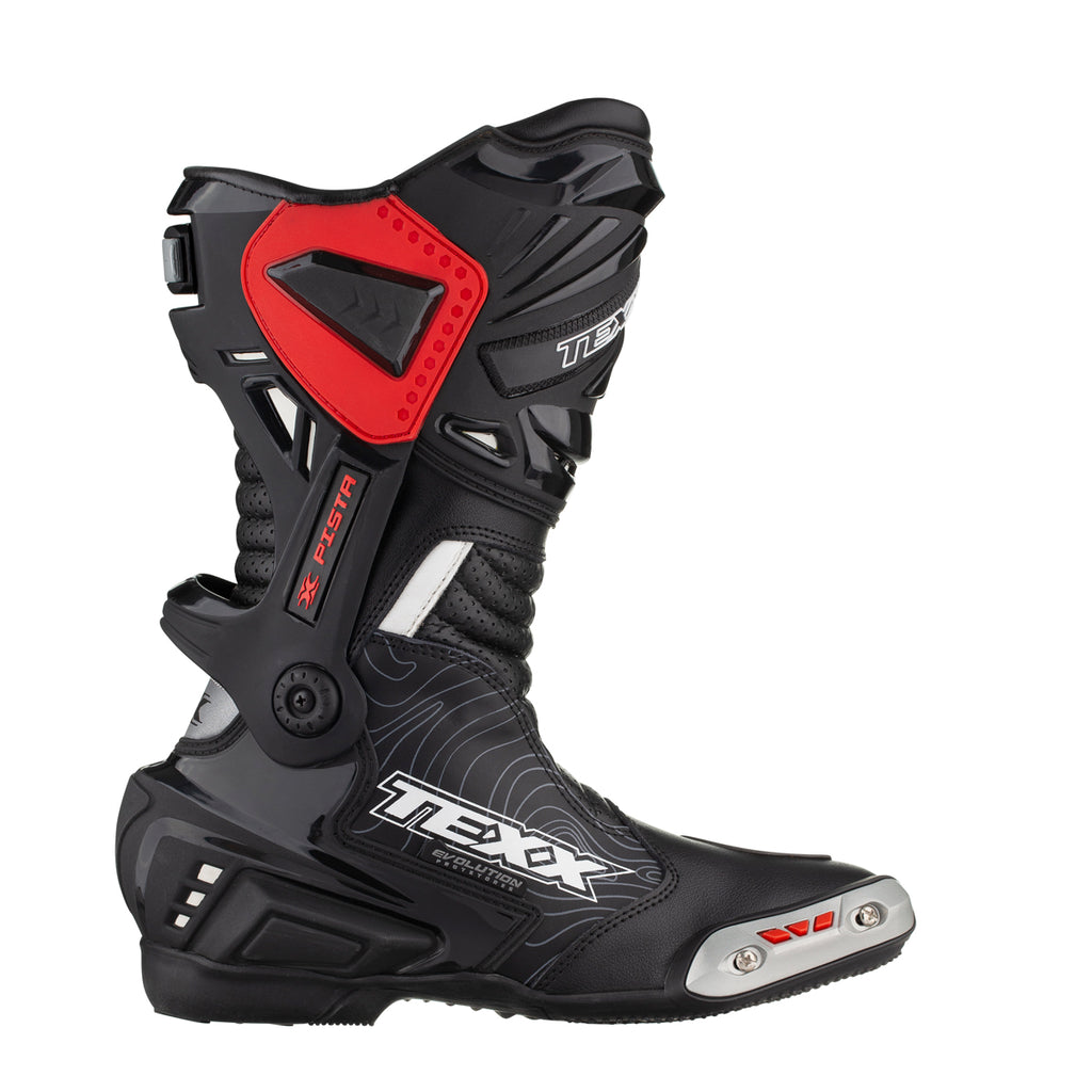 BOTA TEXX PISTA PRETA E CINZA 39