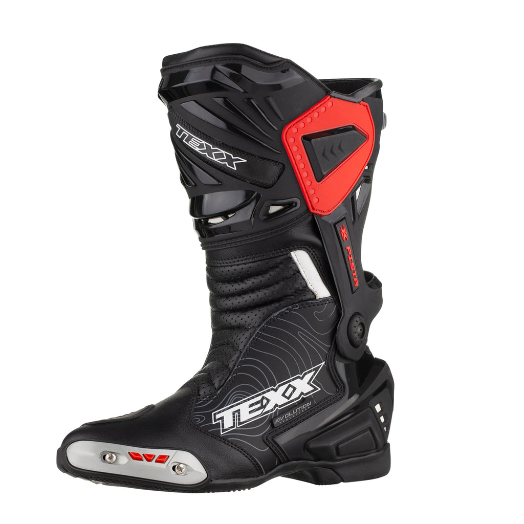 BOTA TEXX PISTA PRETA E CINZA 41