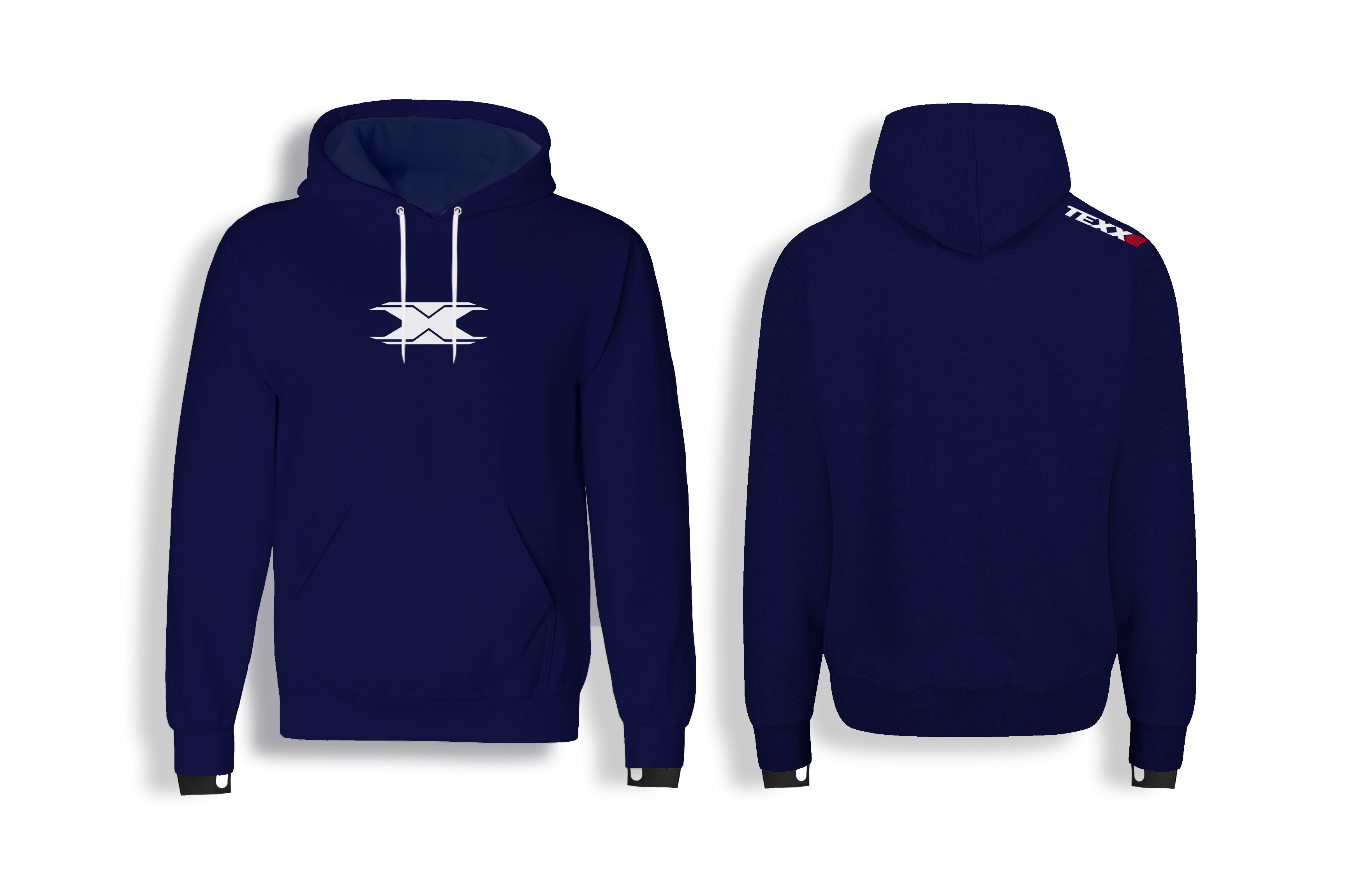 MOLETOM TEXX RACING AZUL E BRANCO P