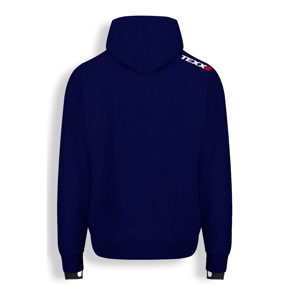 MOLETOM TEXX RACING AZUL E BRANCO M