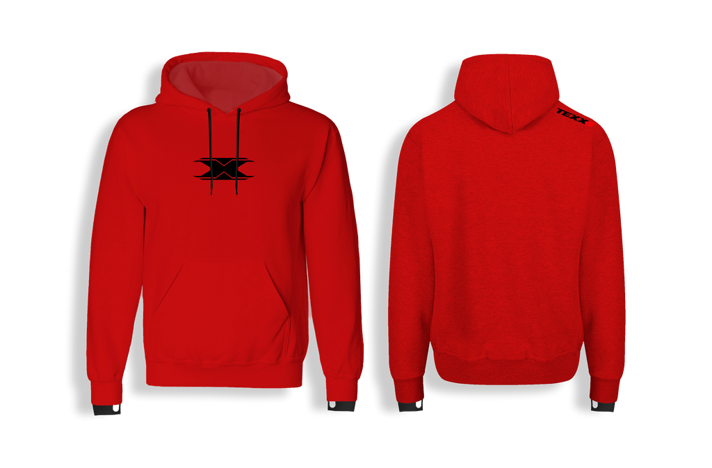 MOLETOM TEXX RACING VERMELHO E PRETO P