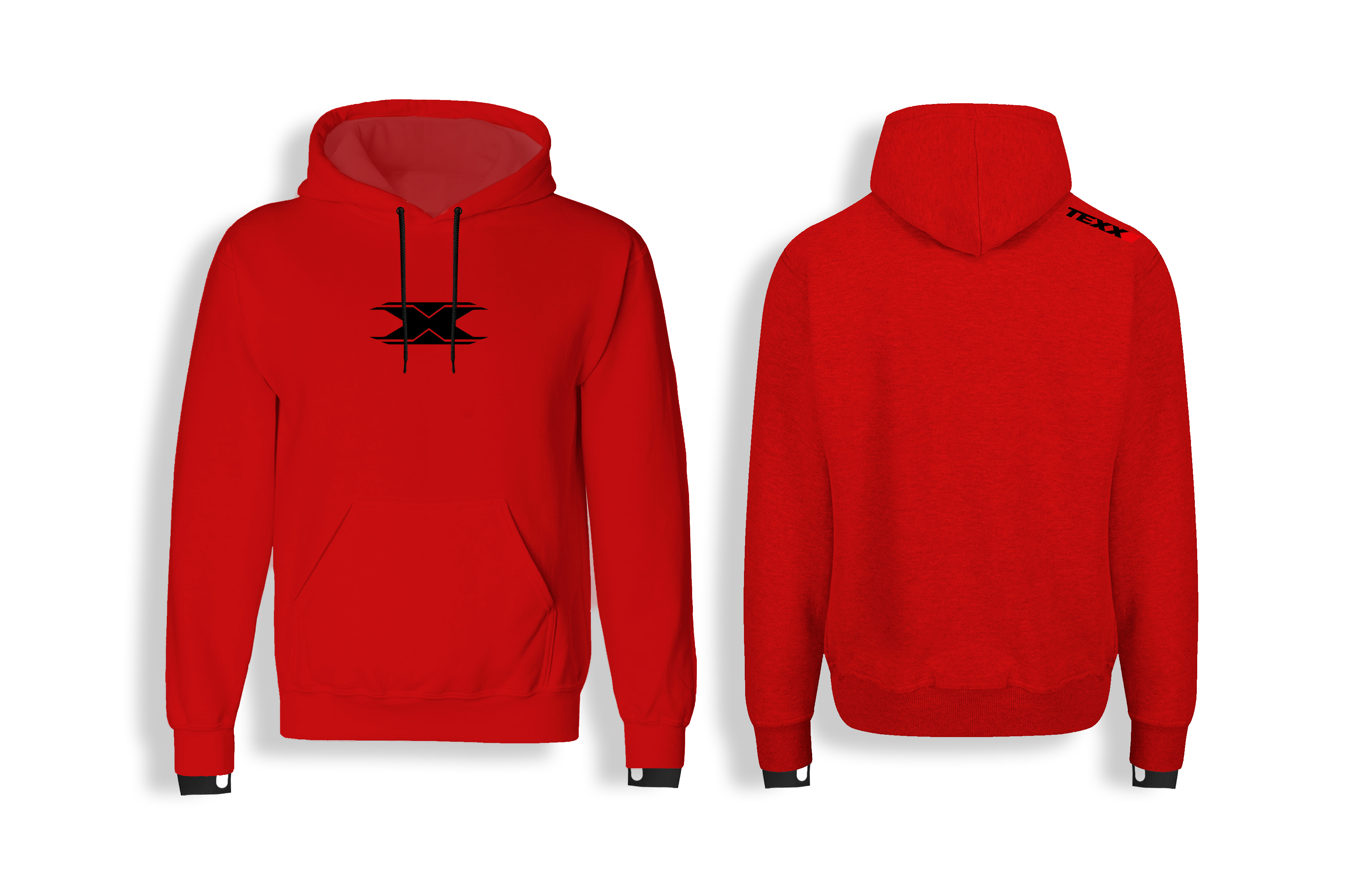 MOLETOM TEXX RACING VERMELHO E PRETO P
