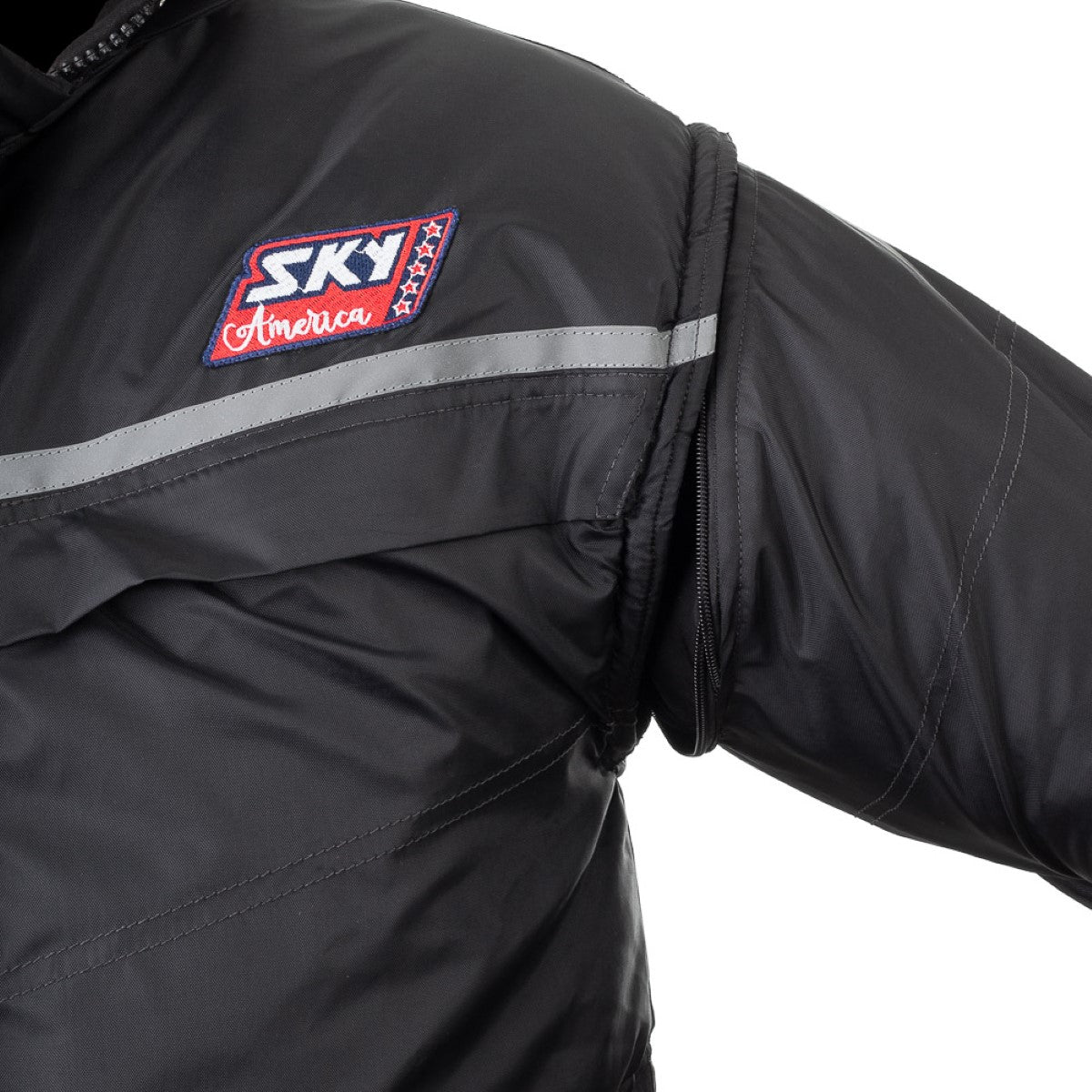JAQUETA SKY AMERICA MASCULINA PRETA S