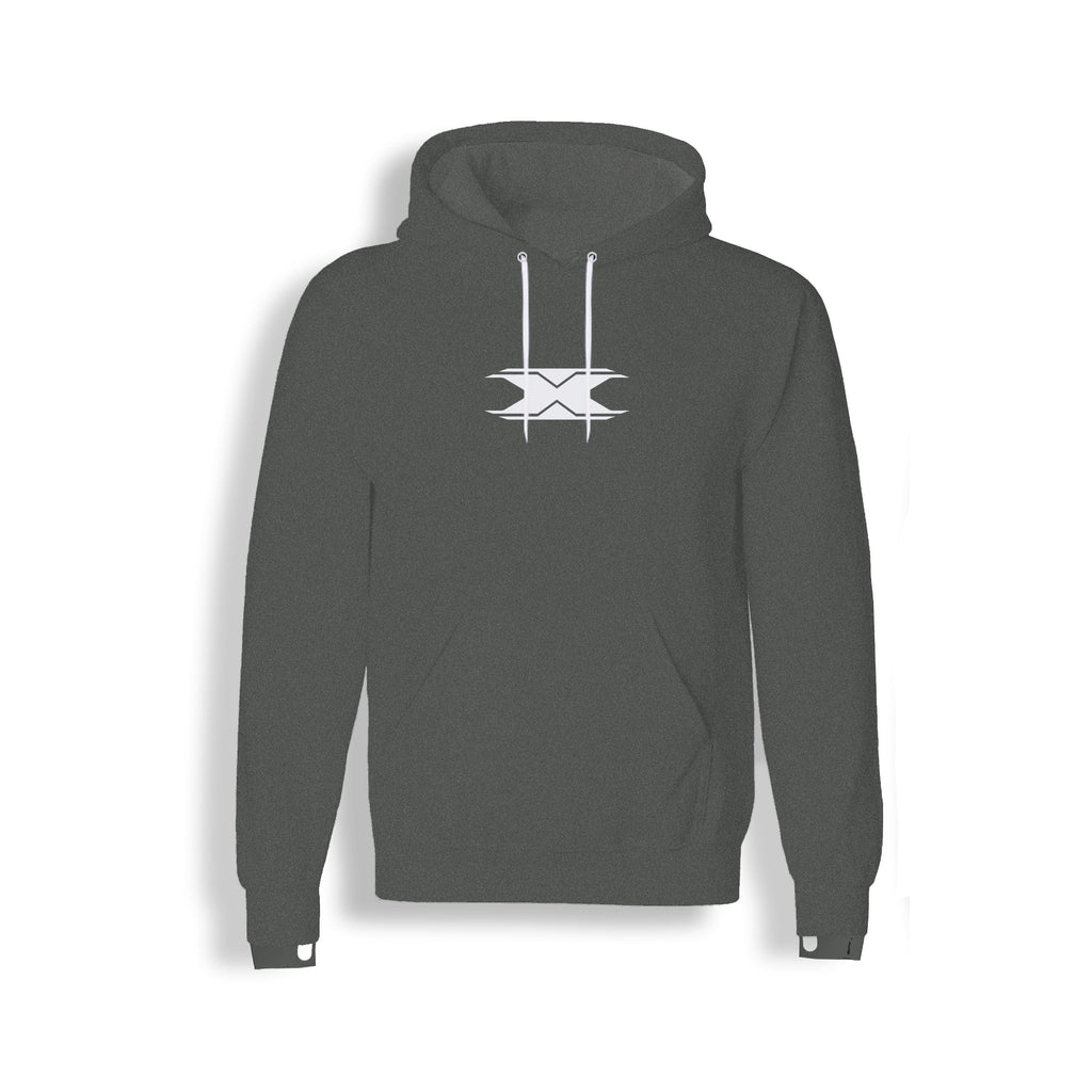 MOLETOM TEXX RACING CHUMBO MESCLA E PRETO G